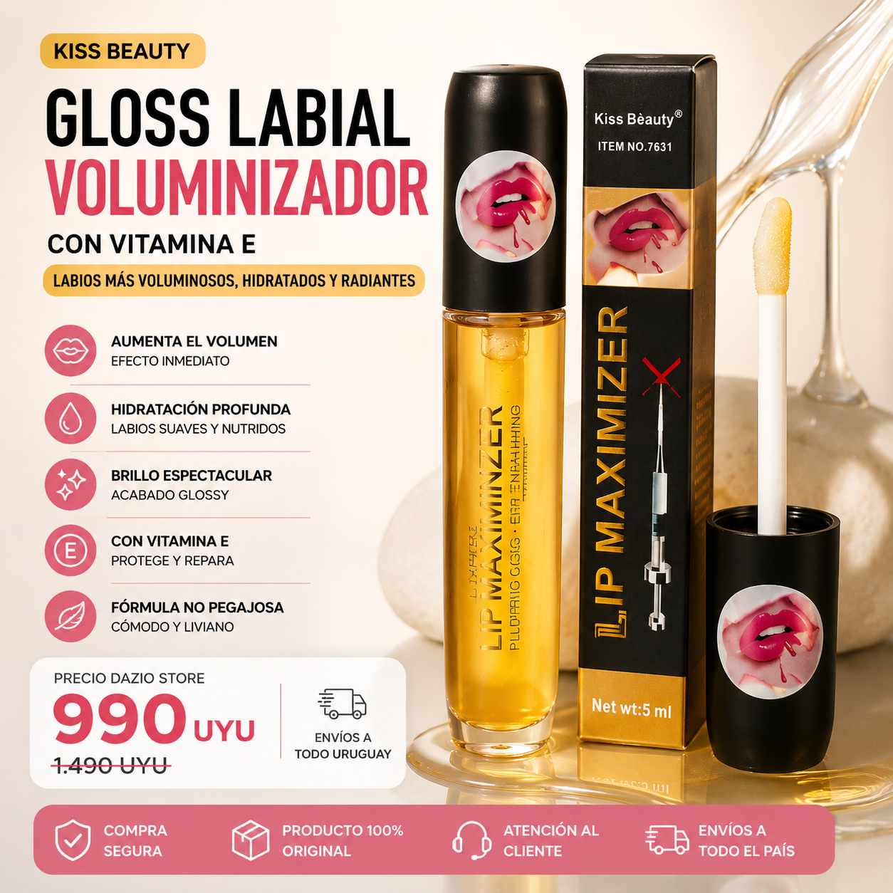 Voluminizador labial Gloss