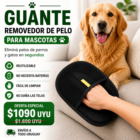 Guante Removedor De Pelo Para Mascotas